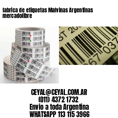 fabrica de etiquetas Malvinas Argentinas mercadolibre