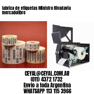 fabrica de etiquetas Ministro Rivadavia mercadolibre