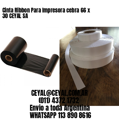Cinta Ribbon Para Impresora cebra 66 x 30 CEYAL SA