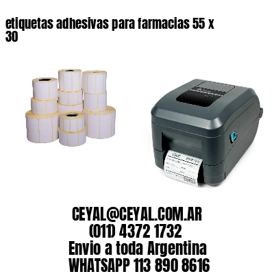 etiquetas adhesivas para farmacias 55 x 30