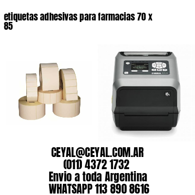 etiquetas adhesivas para farmacias 70 x 85