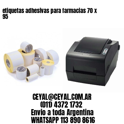 etiquetas adhesivas para farmacias 70 x 95