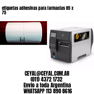 etiquetas adhesivas para farmacias 85 x 75