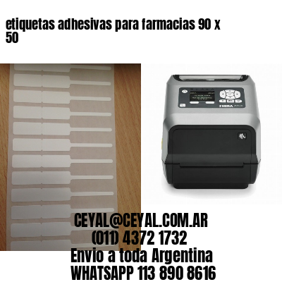 etiquetas adhesivas para farmacias 90 x 50