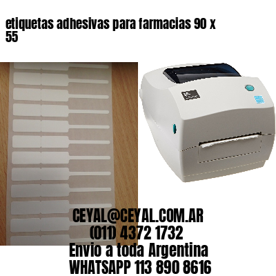 etiquetas adhesivas para farmacias 90 x 55