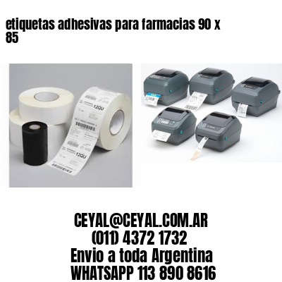 etiquetas adhesivas para farmacias 90 x 85