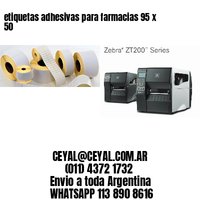 etiquetas adhesivas para farmacias 95 x 50