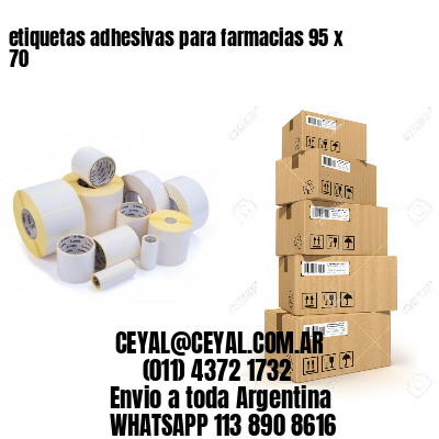 etiquetas adhesivas para farmacias 95 x 70