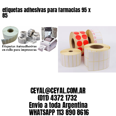 etiquetas adhesivas para farmacias 95 x 85