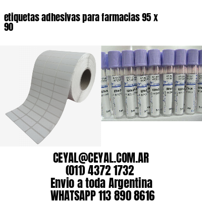 etiquetas adhesivas para farmacias 95 x 90