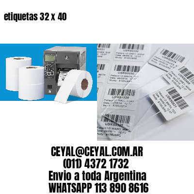 etiquetas 32 x 40
