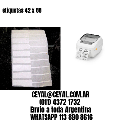 etiquetas 42 x 88