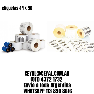 etiquetas 44 x 90