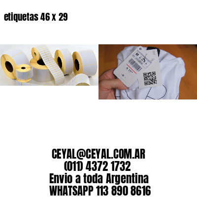 etiquetas 46 x 29