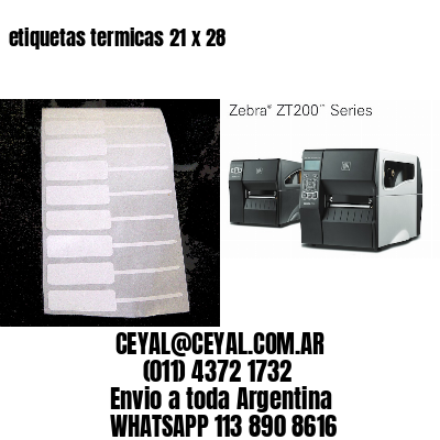 etiquetas termicas 21 x 28
