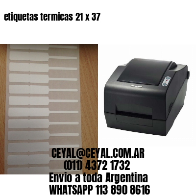 etiquetas termicas 21 x 37