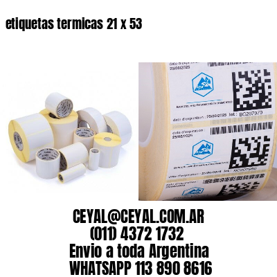 etiquetas termicas 21 x 53