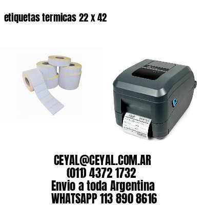 etiquetas termicas 22 x 42