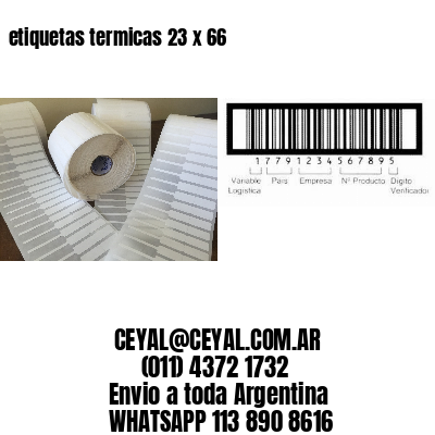 etiquetas termicas 23 x 66
