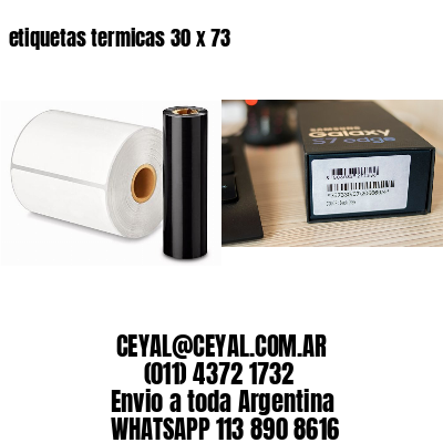 etiquetas termicas 30 x 73