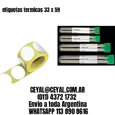 etiquetas termicas 33 x 59