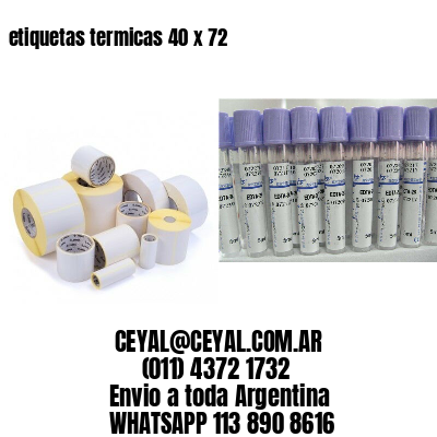 etiquetas termicas 40 x 72