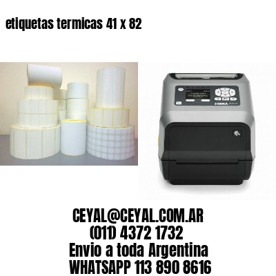 etiquetas termicas 41 x 82