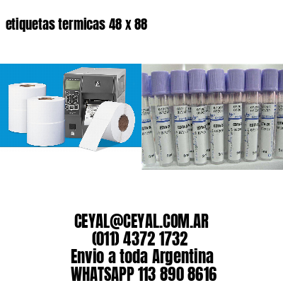 etiquetas termicas 48 x 88