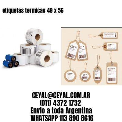 etiquetas termicas 49 x 56