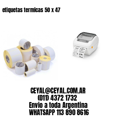 etiquetas termicas 50 x 47