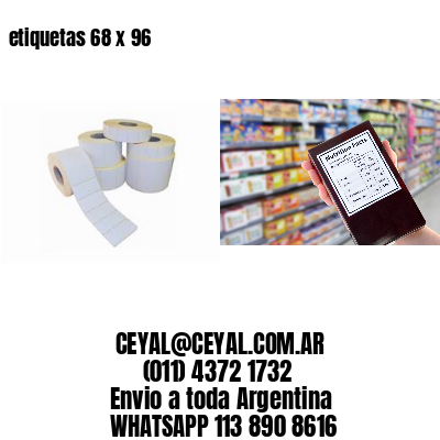 etiquetas 68 x 96