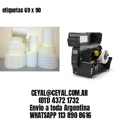 etiquetas 69 x 90