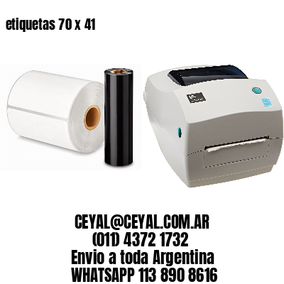 etiquetas 70 x 41