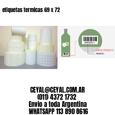 etiquetas termicas 69 x 72