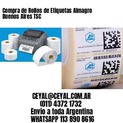 Compra de Rollos de Etiquetas Almagro  Buenos Aires TSC