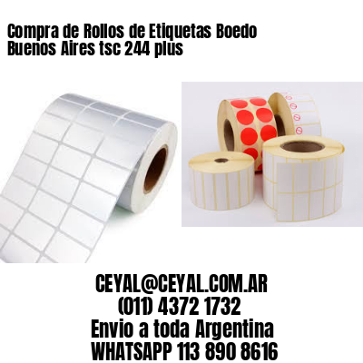 Compra de Rollos de Etiquetas Boedo  Buenos Aires tsc 244 plus
