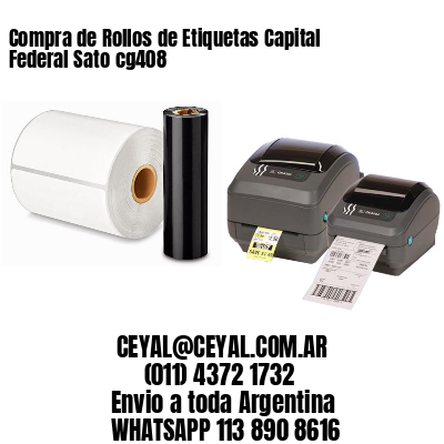 Compra de Rollos de Etiquetas Capital Federal Sato cg408