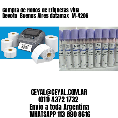Compra de Rollos de Etiquetas Villa Devoto  Buenos Aires datamax  M-4206