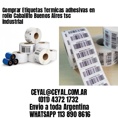 Comprar Etiquetas Termicas adhesivas en rollo Caballito Buenos Aires tsc industrial
