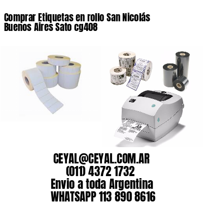 Comprar Etiquetas en rollo San Nicolás  Buenos Aires Sato cg408