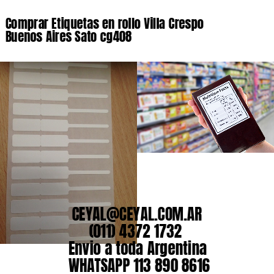 Comprar Etiquetas en rollo Villa Crespo  Buenos Aires Sato cg408
