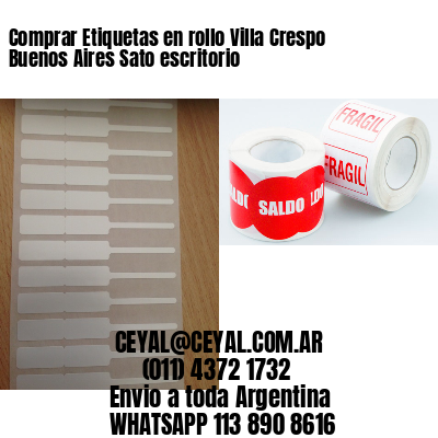 Comprar Etiquetas en rollo Villa Crespo  Buenos Aires Sato escritorio