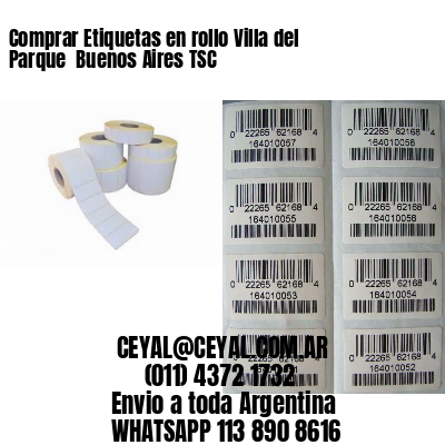 Comprar Etiquetas en rollo Villa del Parque  Buenos Aires TSC