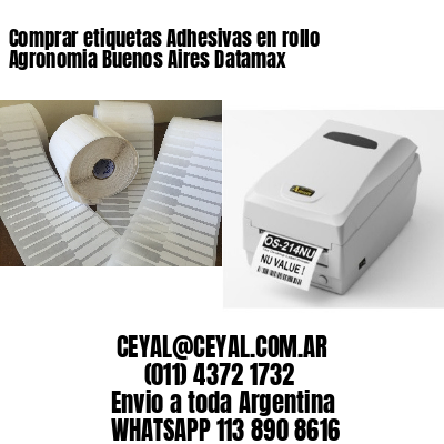 Comprar etiquetas Adhesivas en rollo Agronomia Buenos Aires Datamax