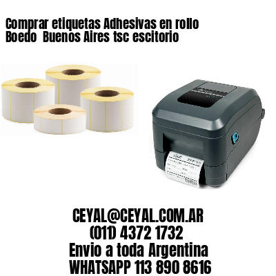 Comprar etiquetas Adhesivas en rollo Boedo  Buenos Aires tsc escitorio