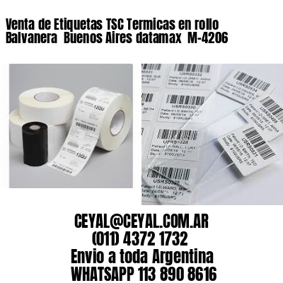 Venta de Etiquetas TSC Termicas en rollo Balvanera  Buenos Aires datamax  M-4206