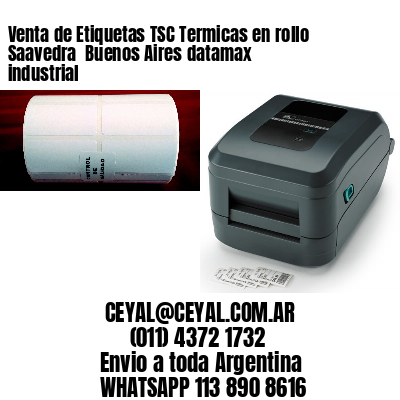 Venta de Etiquetas TSC Termicas en rollo Saavedra  Buenos Aires datamax industrial