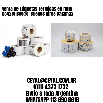 Venta de Etiquetas Termicas en rollo gc420t Boedo  Buenos Aires Datamax