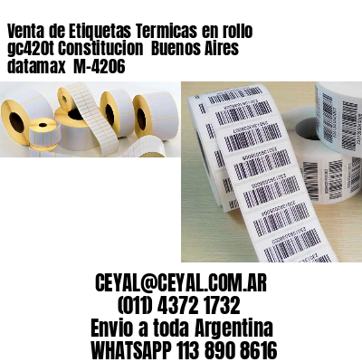 Venta de Etiquetas Termicas en rollo gc420t Constitucion  Buenos Aires datamax  M-4206