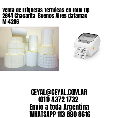Venta de Etiquetas Termicas en rollo tlp 2844 Chacarita  Buenos Aires datamax  M-4206